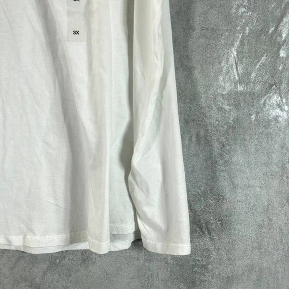 Style & Co Women's Plus Size White Cotton Scoop-Neck Tank Top SZ 3X - Picture 5 of 10